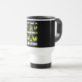 Mug De Voyage Poulets Et Jardinage (Devant droit)