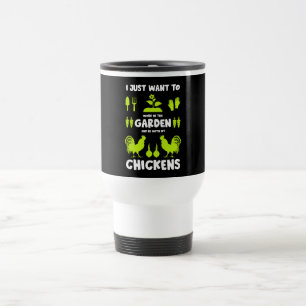 Mug De Voyage Poulets Et Jardinage