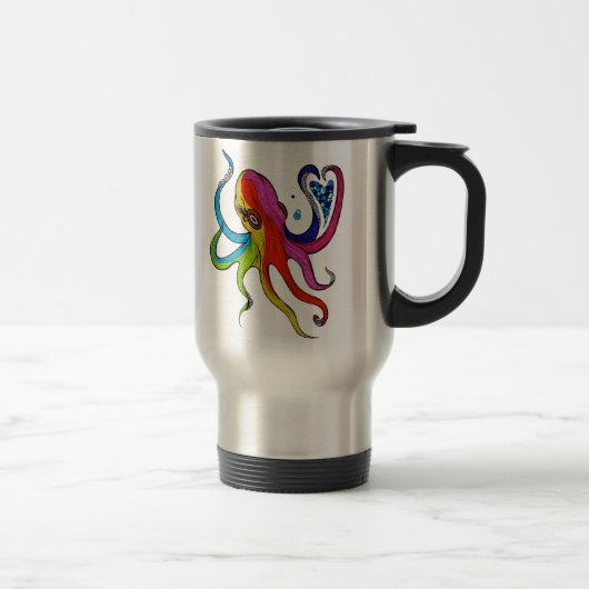 Mug De Voyage Poulpe (Droit)