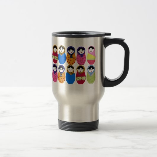 Mug De Voyage Poupée de Babushka (Droit)
