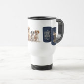 Mug de voyage pour chien de taureau français - (Devant droit)