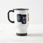 Mug de voyage pour chien de taureau français - (Gauche)