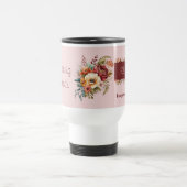 Mug De Voyage Pour introductions solitude rose floral (Centre)