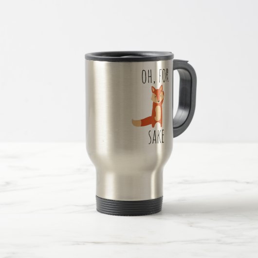 Mug De Voyage Pour le saké renard (Devant droit)