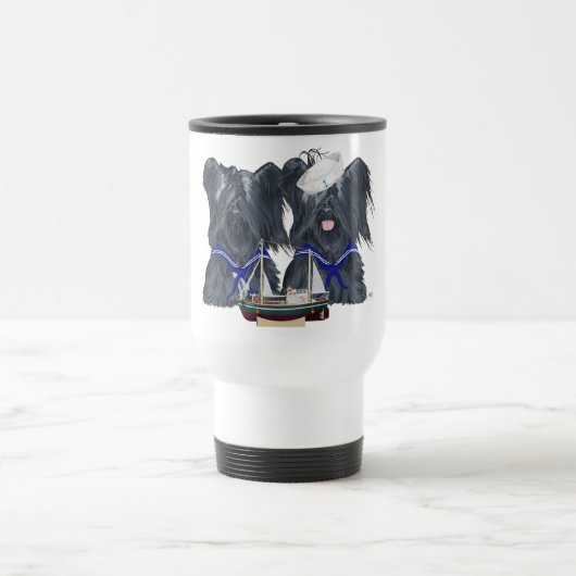 Mug de voyage pour marins Skye Terrier (Centre)