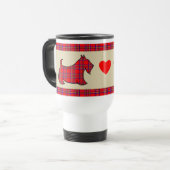 Mug de voyage pour Terrier Écossais Café (Devant gauche)