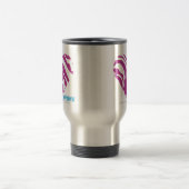 Mug De Voyage Pourpre 2 de zèbre (Centre)