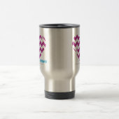 Mug De Voyage Pourpre 2 de zigzag (Centre)