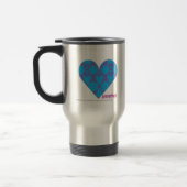 Mug De Voyage Pourpre-Aqua 3 de damassé (Gauche)