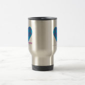 Mug De Voyage Pourpre-Aqua 3 de damassé (Centre)