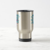 Mug De Voyage Pourpre/Aqua de graffiti (Centre)