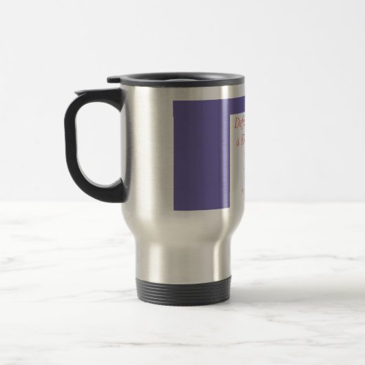 Mug De Voyage Pourpre de fille (Gauche)