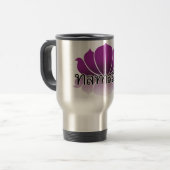 Mug De Voyage Pourpre de Lotus (Devant gauche)