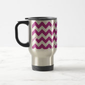 Mug De Voyage Pourpre de zigzag (Gauche)