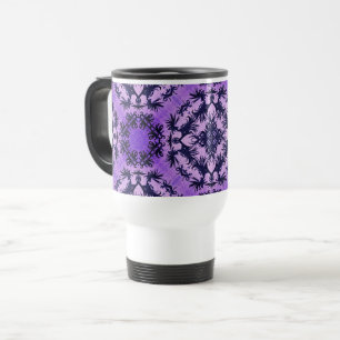 Mug De Voyage Pourpre gothique et bleu victoriens