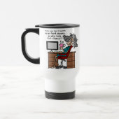 Mug De Voyage Pourquoi humour de dur labeur d'occasion (Gauche)