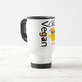 Mug De Voyage Poussin végétalien (Devant gauche)
