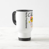 Mug De Voyage Praticienne d'infirmière de poussin de carrière de (Devant gauche)
