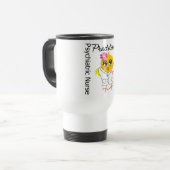 Mug De Voyage Praticienne psychiatrique d'infirmière du poussin (Devant gauche)