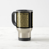 Mug De Voyage Préambule à la constitution (Devant gauche)