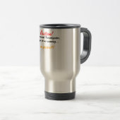 Mug De Voyage Précaution ! , Investig paranormal… (Devant droit)