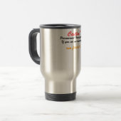 Mug De Voyage Précaution ! , Investig paranormal… (Devant gauche)