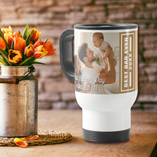 Mug De Voyage Première fête des Pères C'est gagné Objet de colle