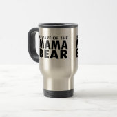 Mug De Voyage Prenez garde de la maman Bear (Devant gauche)