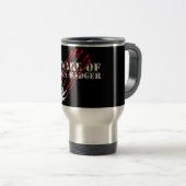 Mug De Voyage Prenez garde du blaireau de miel (Devant droit)