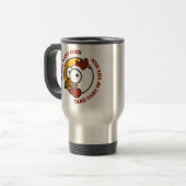 Mug De Voyage Prenez soin de la poule 1 (Devant gauche)