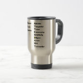 Mug De Voyage Préposé d'autobus scolaire (Devant droit)