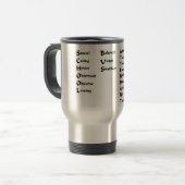 Mug De Voyage Préposé d'autobus scolaire (Devant gauche)