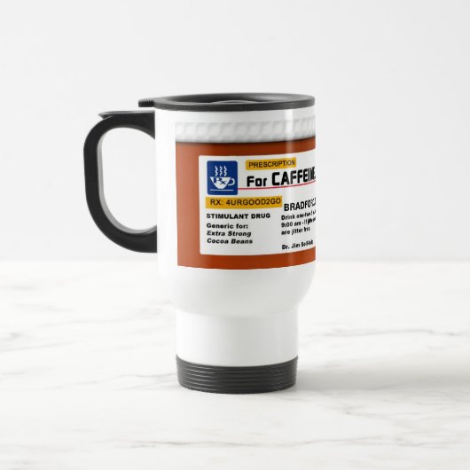 MUG DE VOYAGE PRESCRIPTION CAR/MUG - HUMOUR DE CAFÉ (Gauche)