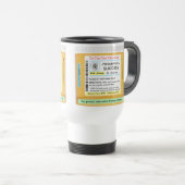 Mug De Voyage Prescription du succès RX CustomizeABLEs (Devant droit)