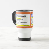 Mug De Voyage Prescription personnalisée Chocolat chaud ou café (Devant gauche)