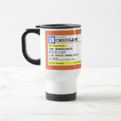 Mug De Voyage Prescription personnalisée Chocolat chaud ou café (Gauche)