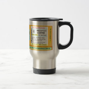 Mug De Voyage Prescription RX de CustomizeABLEs de café