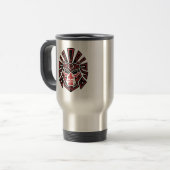 Mug De Voyage Pride guerrière aztèque 02 (Devant gauche)