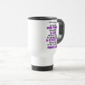 Mug De Voyage Prière du guerrier...Fibro (Devant droit)