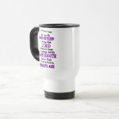 Mug De Voyage Prière du guerrier...Fibro (Devant gauche)