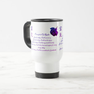 Mug De Voyage Principes de Reiki juste pour les couleurs d'aujou