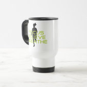 Mug De Voyage Printemps vert Focus Croire Respire (Devant gauche)