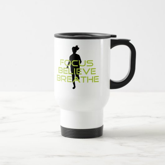 Mug De Voyage Printemps vert Focus Croire Respire (Droite)