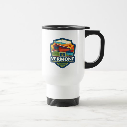 Mug De Voyage Prix d'État | Vermont (Droite)