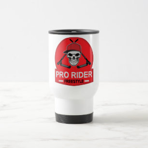 Mug De Voyage Pro Scooter Free Rider Traces