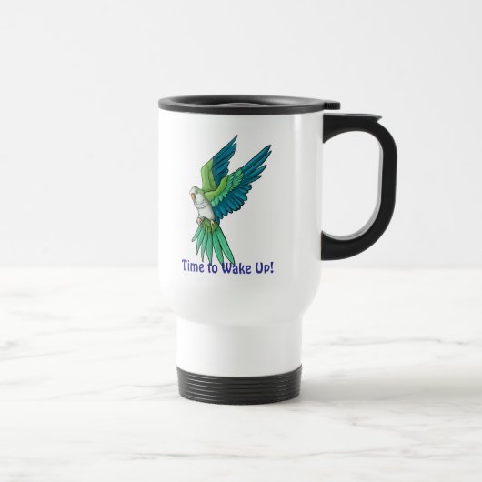Mug De Voyage Produits de perroquet de quaker (Droite)