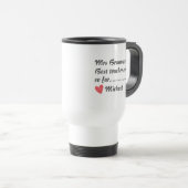 Mug De Voyage Prof super drôle jusqu'à présent (Devant droit)