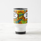 Mug De Voyage Professeur Amusant Bande Dessinée Rétro Pop Art (Centre)