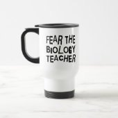 Mug De Voyage Professeur de biologie drôle (Gauche)