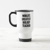 Mug De Voyage Professeur de biologie le plus grand du monde (Gauche)
